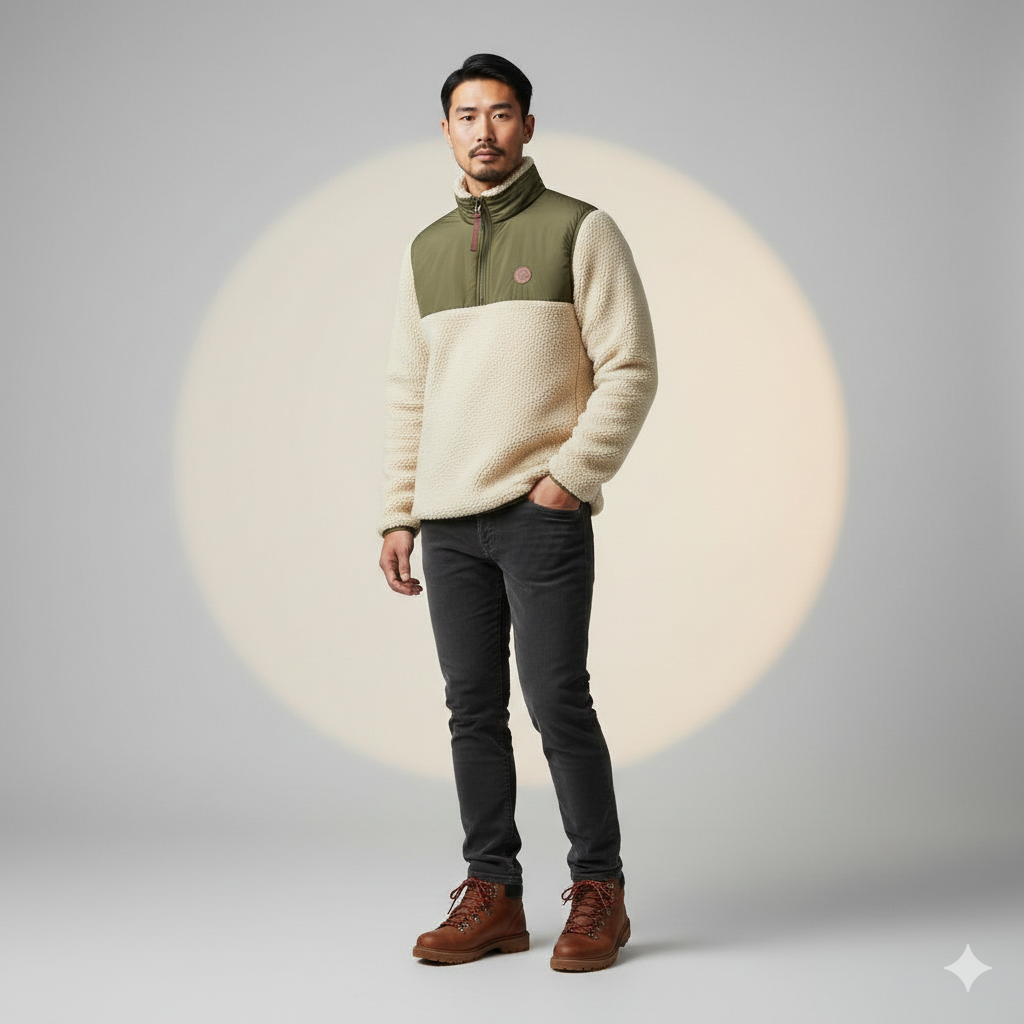 안데스 마운틴 플리스 하프집업